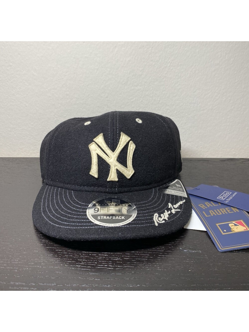 NWT Polo Ralph Lauren New Era New York Yankees Wool Hat Cap